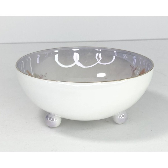 Set of 2 RS Prussia & Germany Trinket Round 4.5” & Oblong 10.5” Bowls VTG Floral - Picture 4 of 10